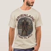 Viking Warrior Greenland T-Shirt (Vorderseite)