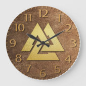 Viking Warrior Große Wanduhr (Vorderseite)