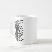 Viking Warrior I bin der Sturm Kaffeetasse (Vorderseite Links)