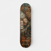 Viking Warrior Illustration Skateboard (Vorne)