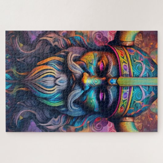 Viking Warrior Jigsaw Puzzle (Horizontal)