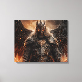 Viking Warrior Knight - Stretched Canvas Print Leinwanddruck
