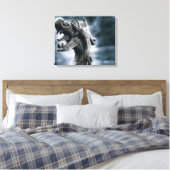 Viking Warrior Leinwanddruck (Insitu (Schlafzimmer))