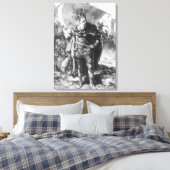 Viking Warrior Leinwanddruck (Insitu (Schlafzimmer))