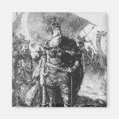 Viking Warrior Magnet (Vorne)