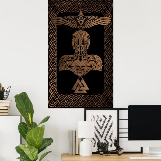 Viking Warrior Poster (Heimbüro)