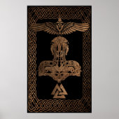 Viking Warrior Poster (Vorne)
