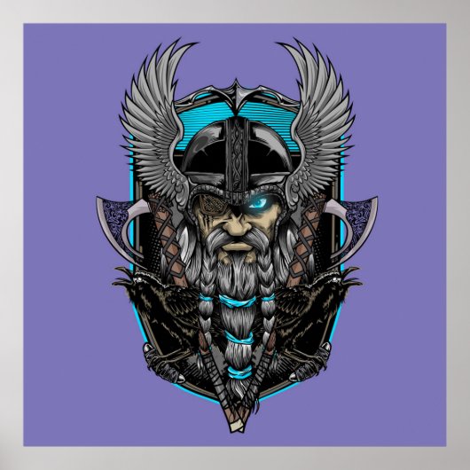 Viking Warrior Poster (Vorne)