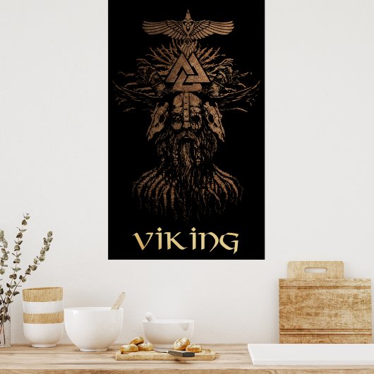 Viking Warrior Poster (Küche)