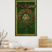 Viking Warrior Poster (Küche)