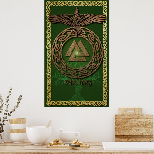 Viking Warrior Poster (Küche)