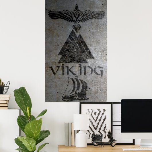 Viking Warrior Poster (Heimbüro)