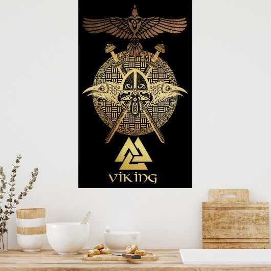 Viking Warrior Poster (Küche)
