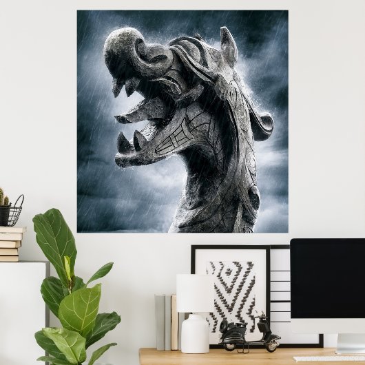 Viking Warrior Poster (Heimbüro)