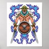 Viking Warrior Poster (Vorne)