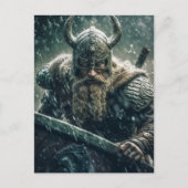 Viking Warrior Postkarte (Vorderseite)