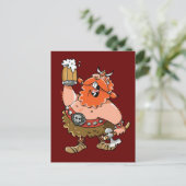 VIKING WARRIOR POSTKARTE (Stehend Vorderseite)