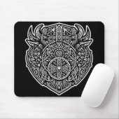 Viking Warrior Shield Mousepad (Mit Mouse)