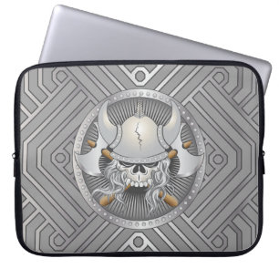 Viking Warrior Skull Laptopschutzhülle