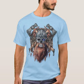 Viking Warrior Skull T-Shirt (Vorderseite)