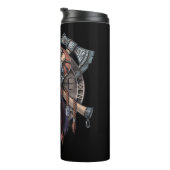 Viking Warrior Skull Thermosbecher (Nach rechts gedreht)