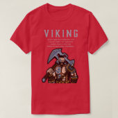 Viking Warrior Valhalla erwartet mich, wo die Tapf T-Shirt (Design vorne)