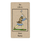 Viking Warrior Wielding Broad-Ax-Buchzeichen (Vorne)