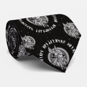 Viking Warrior Winged Helmet Krawatte (Gerollt)