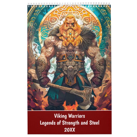 Viking Warriors – Legends of Strength and Steel Kalender (Titelbild)