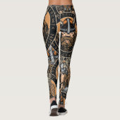Viking Warriors: Vintages Muster Leggings (Rückseite)