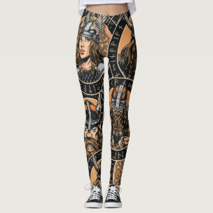 Viking Warriors: Vintages Muster Leggings