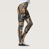 Viking Warriors: Vintages Muster Leggings (Rechts)