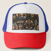 Viking Warriors: Vintages Muster Truckerkappe (Vorderseite)