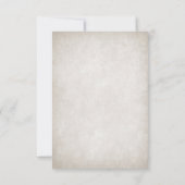 Viking Wedding RSVP Karte (Rückseite)