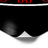 Viking White Triscalion Poster (Ecke)