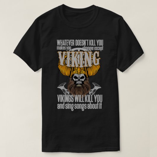 Viking wird euch den nordischen Krieger Valhalla T T-Shirt (Design vorne)