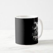Viking Wolf Fenrir Kaffeetasse (VorderseiteRechts)