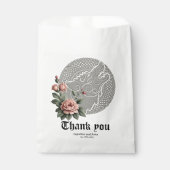 Viking Wolf & Rose. Ein stilisierter Wolfskopf, Geschenktütchen (Vorderseite)