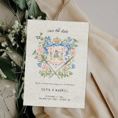 Viking Wolf Wappen Save the Date Karte