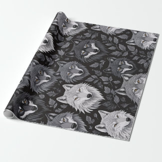 Viking Wolf Wrapping Paper Geschenkpapier
