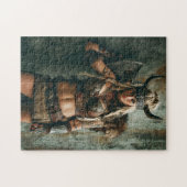 Viking Woman Channeling the Amazon Vibe Puzzle (Horizontal)