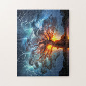 Viking World tree Yggdrasil at Ragnarok Puzzle (Vertikal)