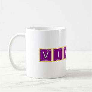 "Vikings" as periodic table element symbols Kaffeetasse