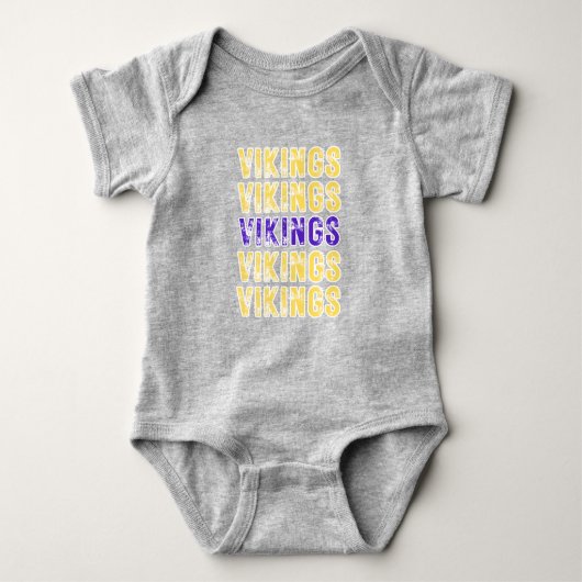 VIKINGS BABY STRAMPLER (Vorderseite)