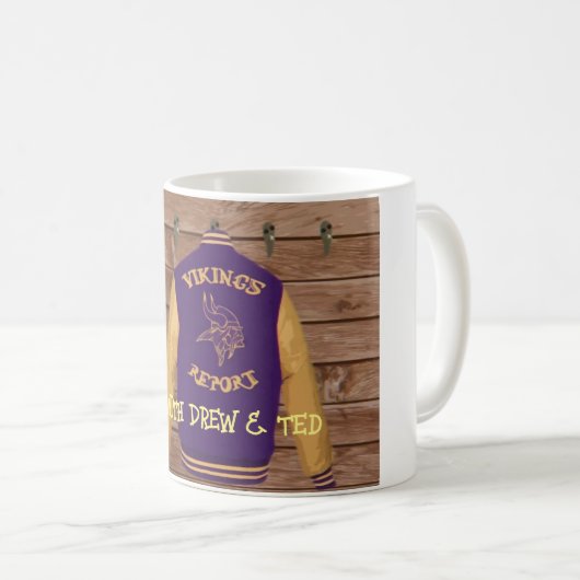 Vikings-Bericht Tasse (VorderseiteRechts)