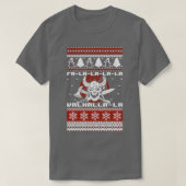Vikings Christmas Ugly Sweater Valhala T-Shirt (Design vorne)
