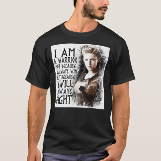 Vikings - Lagertha - Ich bin ein Krieger... Angepa T-Shirt