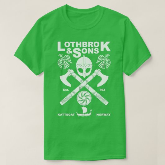 Vikings Lothbrok amp Sons T-Shirt (Design vorne)