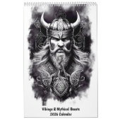 Vikings & Mythical Beasts 2026 Calendar Kalender (Titelbild)