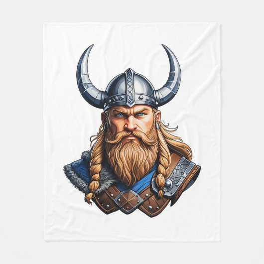 Vikings Nordic Man Fleecedecke (Vorderseite)